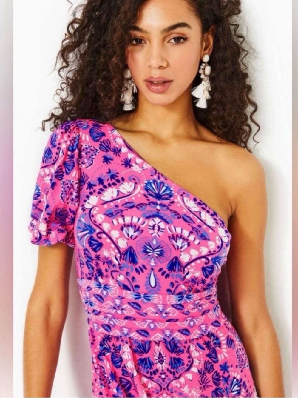 Lilly Pulitzer Solana one shoulder maxi dress - Picture 2 of 6